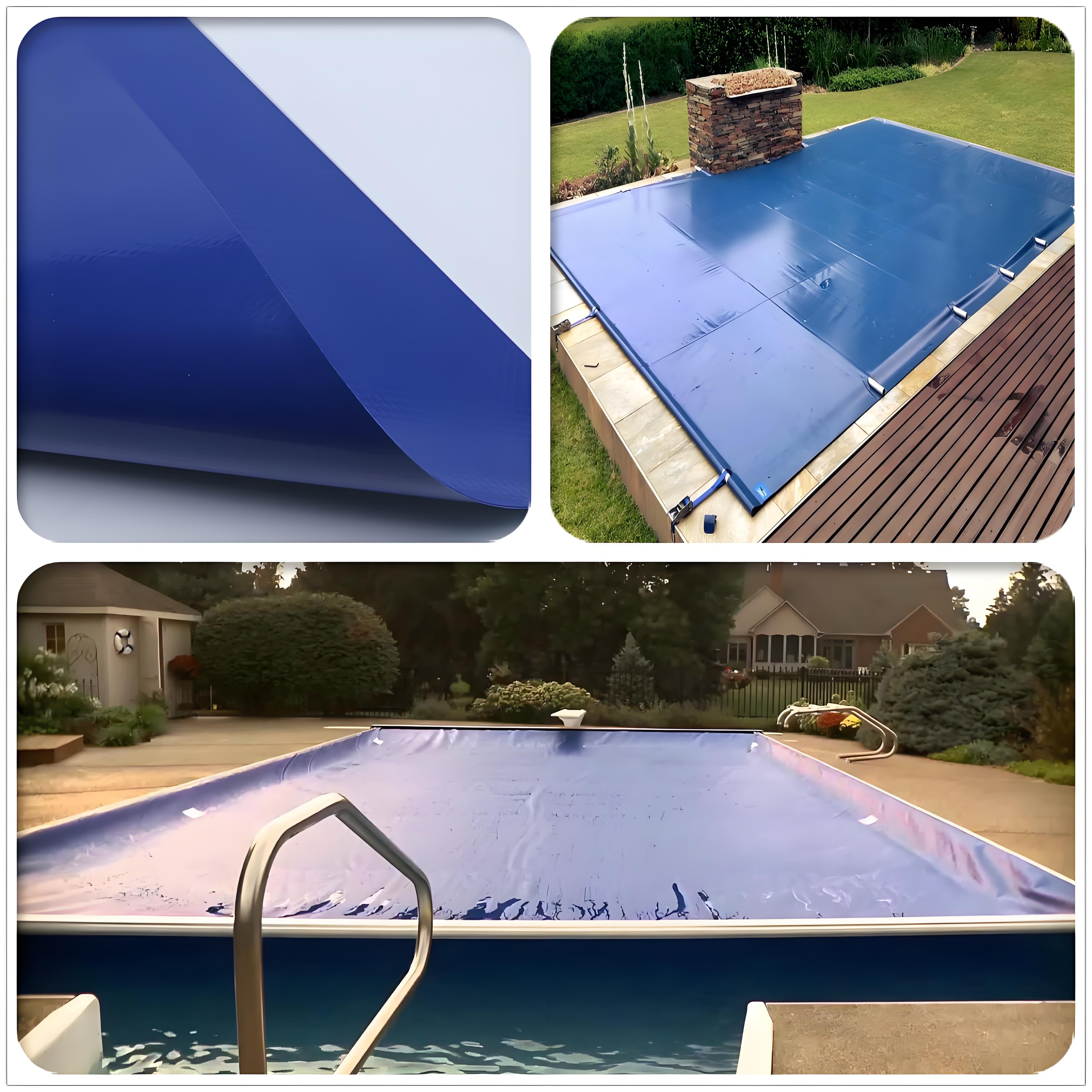Henglida Heavy-Duty PVC Tarpaulin Waterproof Cloth Roof Material Camping Pool Boat Cover Coated Pattern Manufacturer